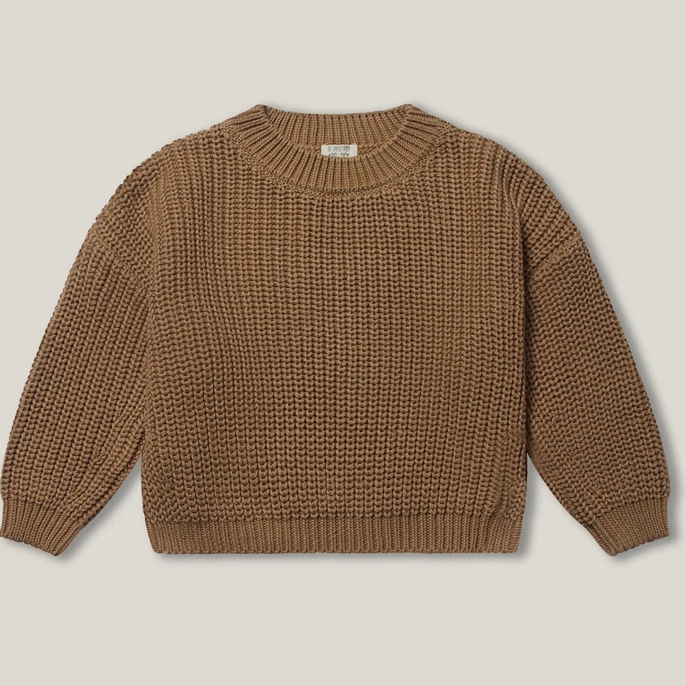 The Simple Folk Hand Made Organic Cotton Chunky Sweater